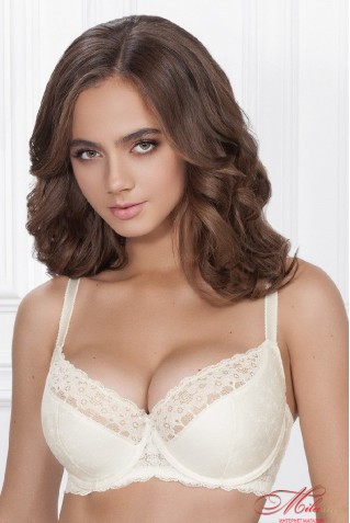 Напівпоролоновий бюстгальтер із принтом 1301/80 Iley whisper white